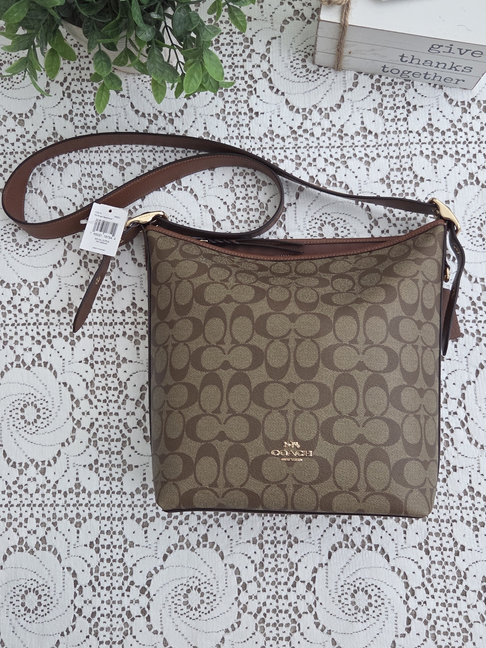 Coach Signature Val Duffle Shoulder Bag- C2819